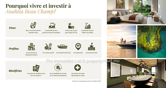 Discover The Spring Anahita Beau Champ, an elegant and modern residential development designed to offer a refined, co...
