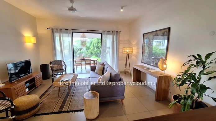 Cozy & nicely Furnished First-Floor Apartment for Rent   Azuri Ocean & Golf Village, Roches Noires
