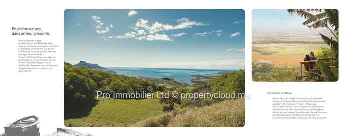 Duplexs and Villas for sale at Pointe d'Esny Le Village .(South)