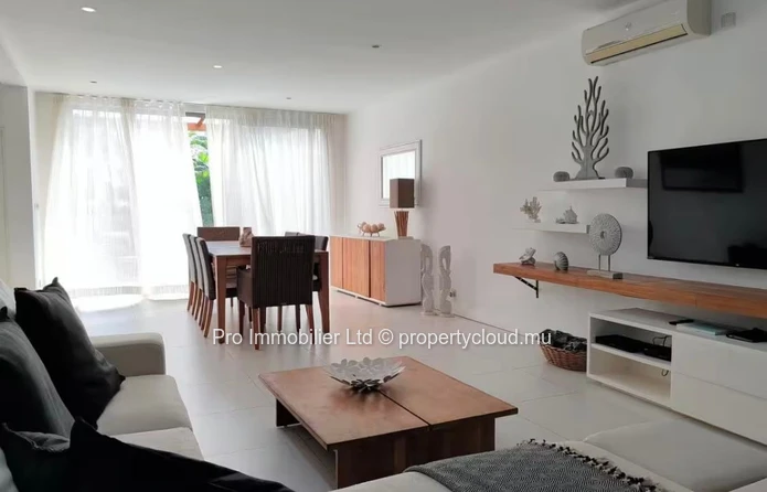 Spacious 3-bedroom first-floor apartment for sale at La Balise Marina, Black River. 