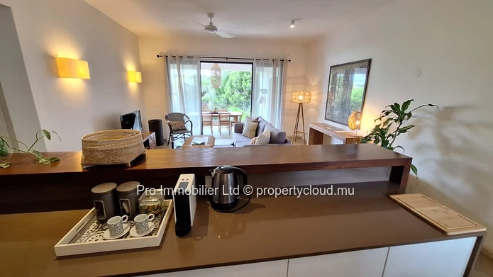 Cozy & nicely Furnished First-Floor Apartment for Rent   Azuri Ocean & Golf Village, Roches Noires