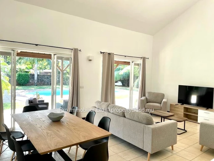 Beautiful Furnished Family Home for Rent , Domaine du Levant, Roches Noires