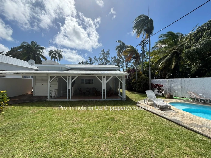 Exceptional Beachfront Property for Sale ,Two Homes Facing the Sea at Grand Gaube.
