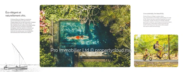 Duplexs and Villas for sale at Pointe d'Esny Le Village .(South)