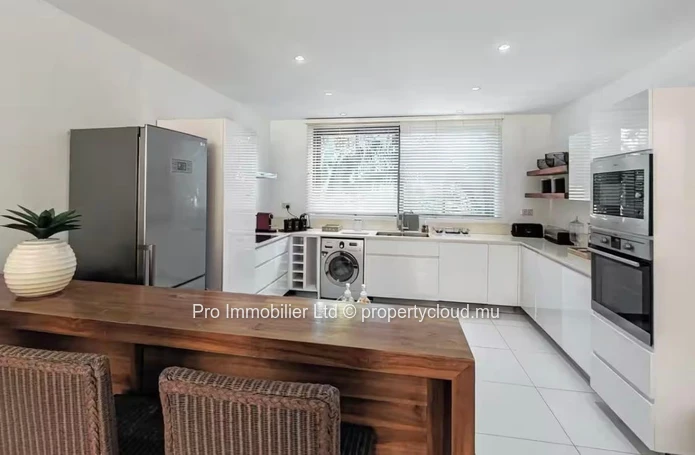 Spacious 3-bedroom first-floor apartment for sale at La Balise Marina, Black River. 