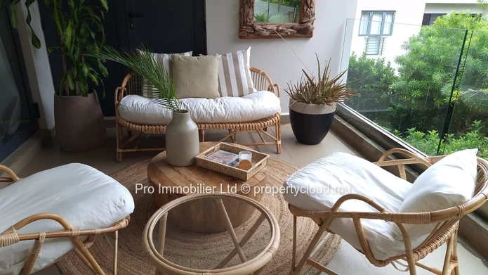 Cozy & nicely Furnished First-Floor Apartment for Rent   Azuri Ocean & Golf Village, Roches Noires