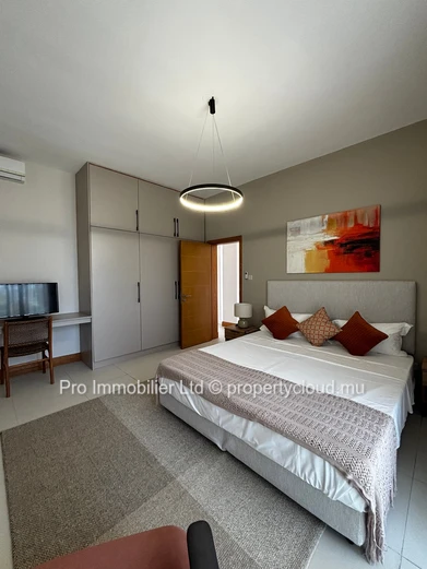 Stunning Beachfront Furnished Penthouse for Rent at Belle Mare.