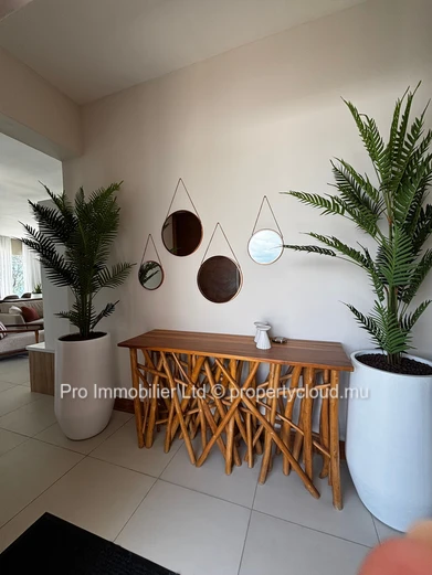 Stunning Beachfront Furnished Penthouse for Rent at Belle Mare.