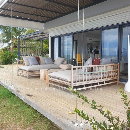 Beautifully Furnished Seafront Villa in an Exceptional Setting at La Mivoie, Black River.