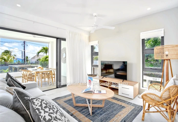 For Sale: Stylish Furnished First-Floor Apartment in a Secure compound at Pointe Aux Canonniers .North