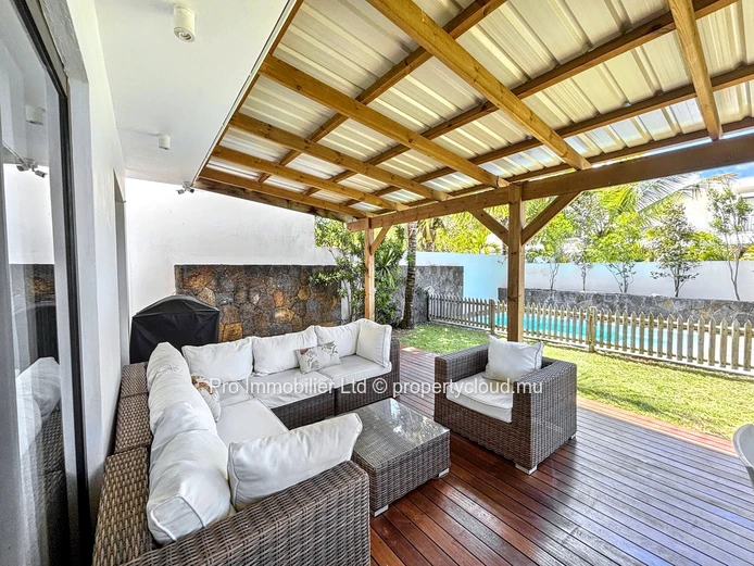 Fully furnished townhouse in Bois Chandelle, Mont Choisy.North