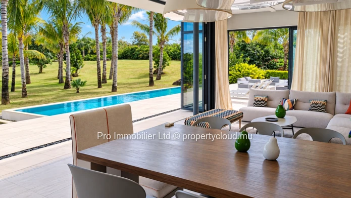 Stunning and exclusive new villa for sale in the renowned Anahita Golf Resort, Beau Champ. 