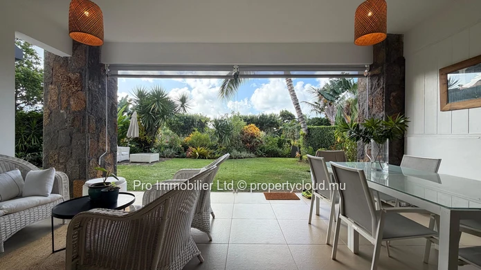 Sea-Facing Ground Floor Apartment for Sale at Azuri Ocean & Golf Village Roches Noires.