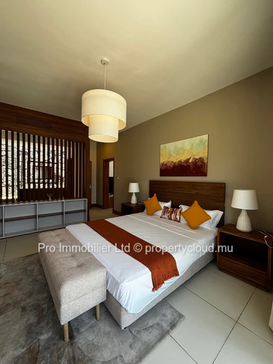 Stunning Beachfront Furnished Penthouse for Rent at Belle Mare.