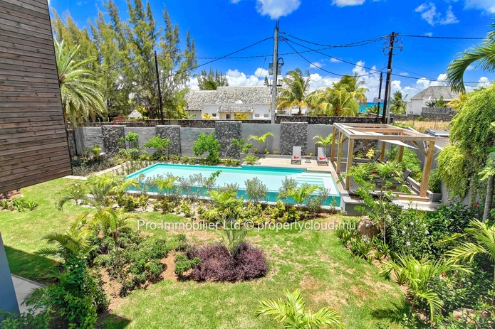 For Sale: Stylish Furnished First-Floor Apartment in a Secure compound at Pointe Aux Canonniers .North